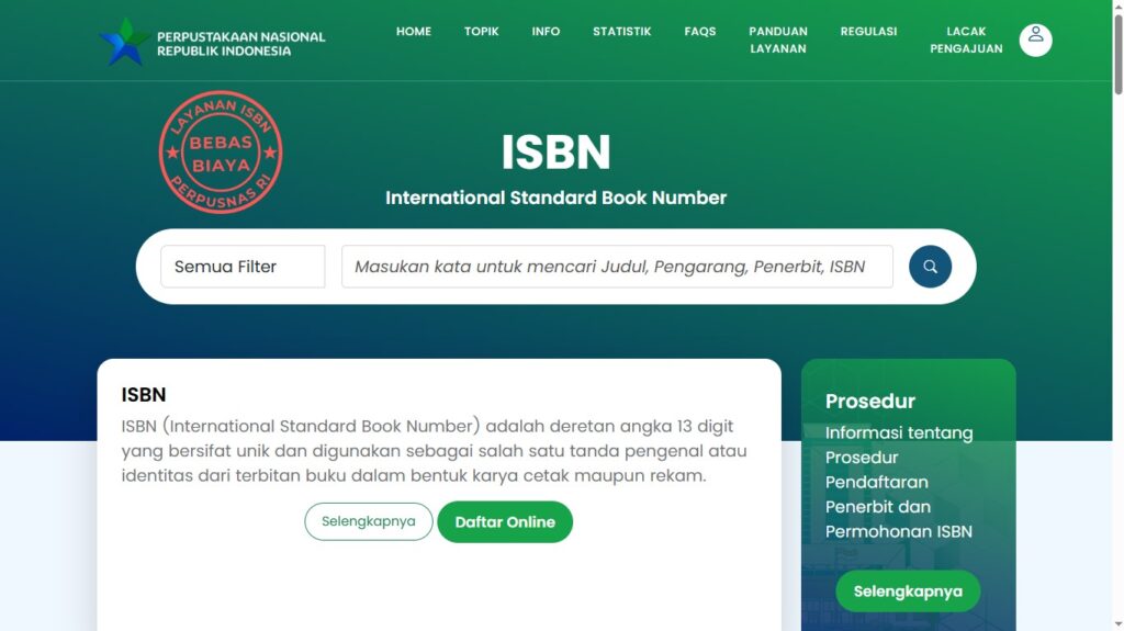 isbn perpusnas